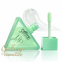 Saffron Lip Oil High Shine Moisturizing Clear Lip Gloss Treatment Mineral Oil Lips makeup