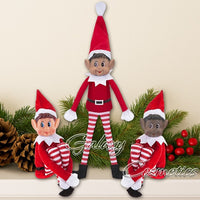 12" Naughty ELF Behaving Badly Traditional Christmas Shelf Doll Christmas seasonal