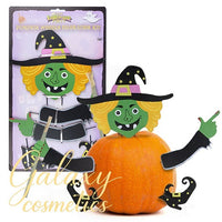 Wooden Pumpkin Decoration Set Easy and Quick Poke In Kit
