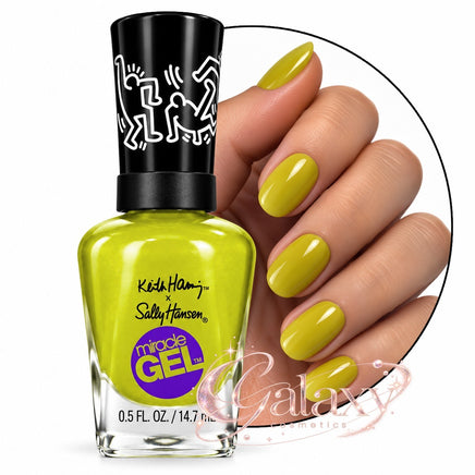 Sally Hansen Miracle Gel Nail Polish 14.7ml 920 Go Figures - lime green makeup Nails
