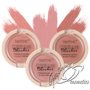 Technic Cream Blusher Compact Dewy Glow Finish blush Face makeup