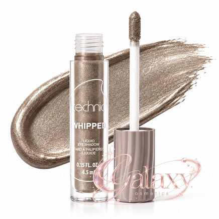 Technic Whipped Liquid Eyeshadow - Matte & Shimmer Silver Slipper - taupe shimmer Eyes eyeshadow makeup