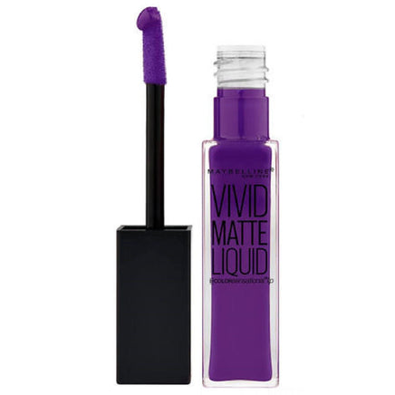 Maybelline Vivid Matte Lipstick Liquid Lip Colour Vivid Violet 43 Lips makeup