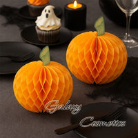 3D Honeycomb Pumpkin Spooky Decor 2 Pack
