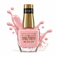 Max Factor Nailfinity X Gel Colour Nail Polish 12ml 235 Striking - glossy light pink makeup Nails