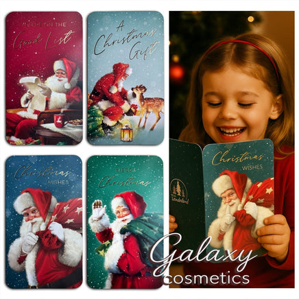 4x Traditional Christmas Money Wallet Xmas Retro Santa Design with Envelopes Default Title Christmas seasonal