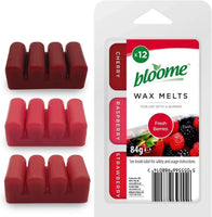 Bloome Triple Fragrance Wax Melts Air Freshening For Oil Burners, 12 in pack Fresh Berries candles galaxy