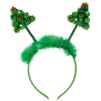 Christmas Tree Headband Sparkly Bopper