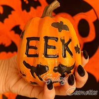 Halloween Pumpkin EEK Slogan Ornament