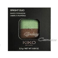 Kiko Milano Bright Duo Baked Eyeshadow 07 Bamboo Green