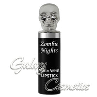 Matte BLACK Lipstick Halloween Gothic Emo Vampire Makeup - Saffron Zombie Nights
