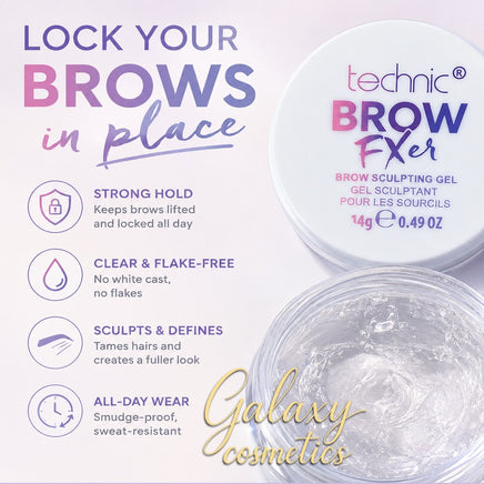 Technic Brow Fxer Clear Eyebrow Fixer Gel brows Eyes makeup