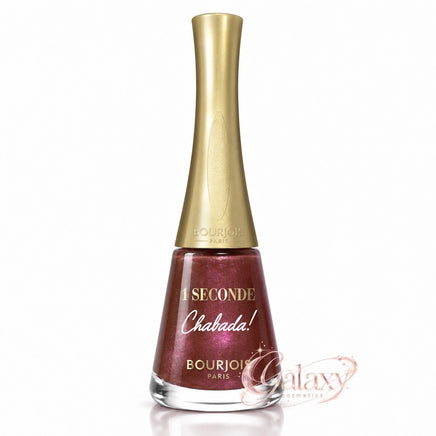 BOURJOIS 1 Second Quick Dry Long Lasting Nail Polish 9ml 59 Chabada! - pink violet makeup Nails