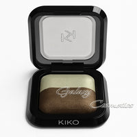 Kiko Milano Duo Baked Eyeshadow 04  Golden Green