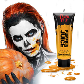Pumpkin Juice Halloween Makeup