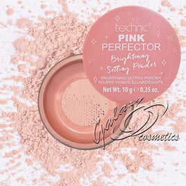 Technic Pink Perfector Brightening Setting Loose Face Powder Default Title Face makeup powder