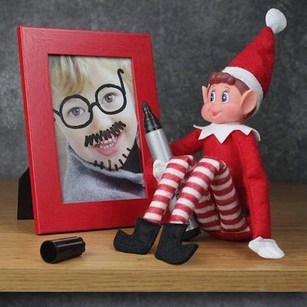 12" Naughty ELF Behaving Badly Traditional Christmas Shelf Doll Christmas seasonal