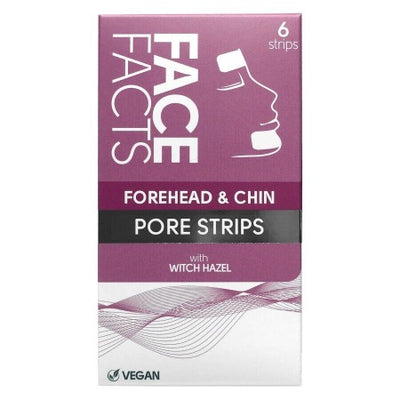 Face Facts Witch Hazel Forehead & Chin Pore Strips Blackhead Removal face care skin