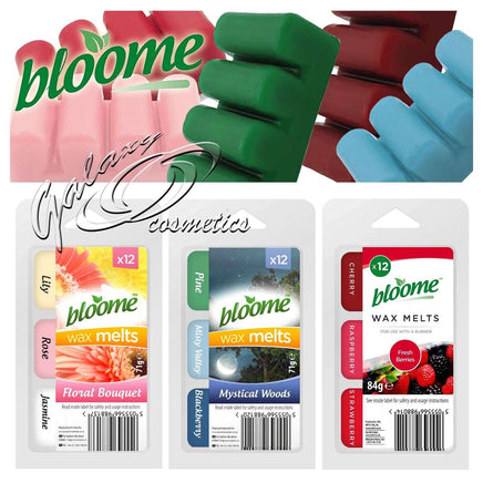 Bloome Triple Fragrance Wax Melts Air Freshening For Oil Burners, 12 in pack candles galaxy