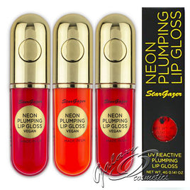 Stargazer NEON Plumping Lip Gloss fancy Lips makeup neon