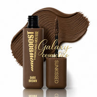 Sunkissed Brow Boost Thickening Mousse Defining Gel for Fuller-looking Brows Dark Brown brows Eyes Face makeup