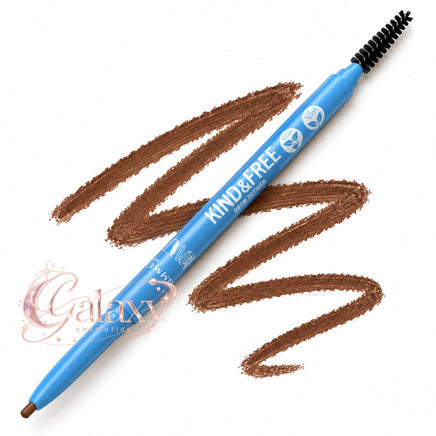 RIMMEL Kind & Free Brow Definer Dual-Ended Eyebrow Pencil Caramel 004 brows Eyes makeup