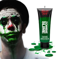 Zombie Slime Halloween Makeup