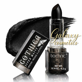 Technic Gothica Super Matte Black Lipstick Default Title fancy gothic halloween Lips makeup seasonal