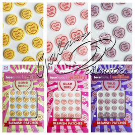 Swizzels Love Heart Blemish Patches Spot Pimple Acne Sticker with Salicylic Acid blemish face care galaxy skin