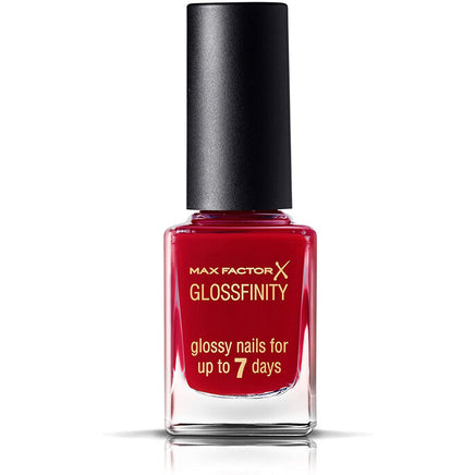 Max Factor Glossfinity Nail Polish Red Passion 110 makeup Nails