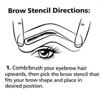 W7 Brow Master Eyebrow Stencil Kit brows Eyes makeup