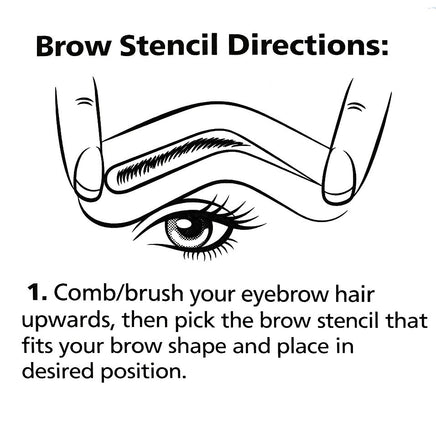 W7 Brow Master Eyebrow Stencil Kit brows Eyes makeup