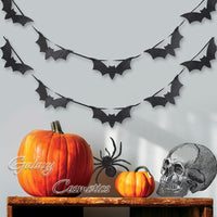 Bat Bunting Spooky Garland, 3M