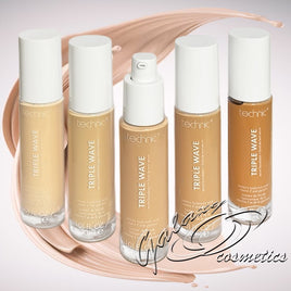 Technic Triple Wave Serum Foundation Hydrating Skin base face foundation galaxy makeup