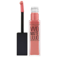Maybelline Vivid Matte Lipstick Liquid Lip Colour Blushing Beige 07 Lips makeup