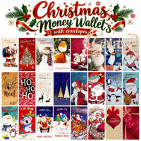 Christmas Money Wallets Gift Card Cash Voucher Holders With Envelopes 4 Pack Christmas seasonal