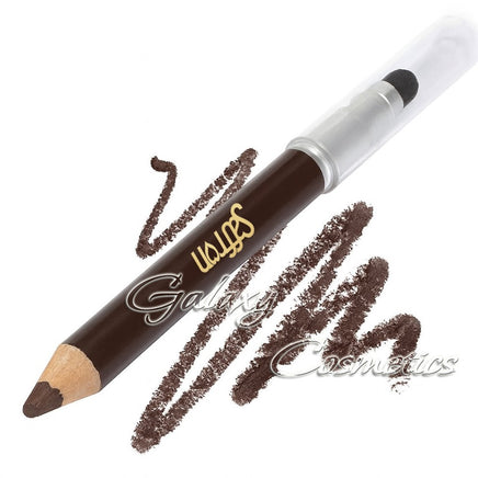 Saffron Smooth Eyeshader with Smudger Dark Brown eyeliner Eyes eyeshadow makeup