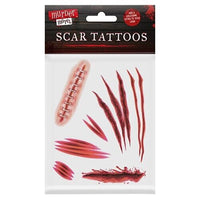 Murder Motel Scar Tattoos, Halloween Costume Makeup fancy halloween halloweenmakeup seasonal tiny