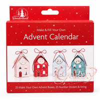 Christmas Advent Calendar Gift Boxes 25 Make & Fill Your Own Kit