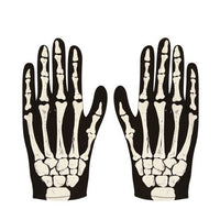 Halloween Skeleton Gloves: Children & Adult