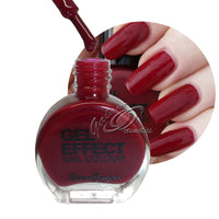 Gel Effect Extra Glossy Nail Polish Vampire - burgundy wine makeup Nails
