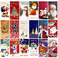 Christmas Money Wallets Gift Card Cash Voucher Holders With Envelopes 4 Pack 1x Random Money Wallet with Envelop Christmas seasonal
