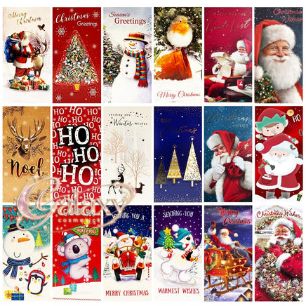 Christmas Money Wallets Gift Card Cash Voucher Holders With Envelopes 4 Pack 1x Random Money Wallet with Envelop Christmas seasonal