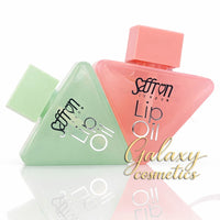 Saffron Lip Oil High Shine Moisturizing Clear Lip Gloss Treatment Mineral Oil Lips makeup