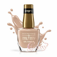 Max Factor Nailfinity X Gel Colour Nail Polish 12ml 205 Solo Act - glossy pale taupe makeup Nails