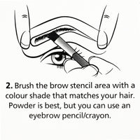 W7 Brow Master Eyebrow Stencil Kit brows Eyes makeup
