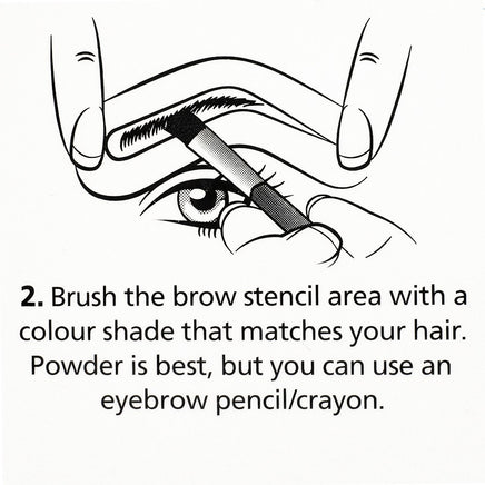W7 Brow Master Eyebrow Stencil Kit brows Eyes makeup