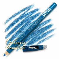 Saffron Glitter Eyeliner Pencil Soft Sparkle Makeup Eye Lip Pencil & Sharpener