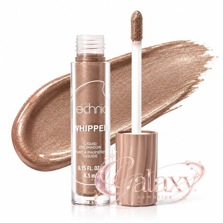 Technic Whipped Liquid Eyeshadow - Matte & Shimmer Peach Bellini - rose gold shimmer Eyes eyeshadow makeup