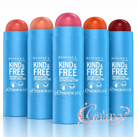 Rimmel Kind & Free Tinted Multi Stick 5g Vegan Lip & Cheek Cream Blush blush Face Lips makeup